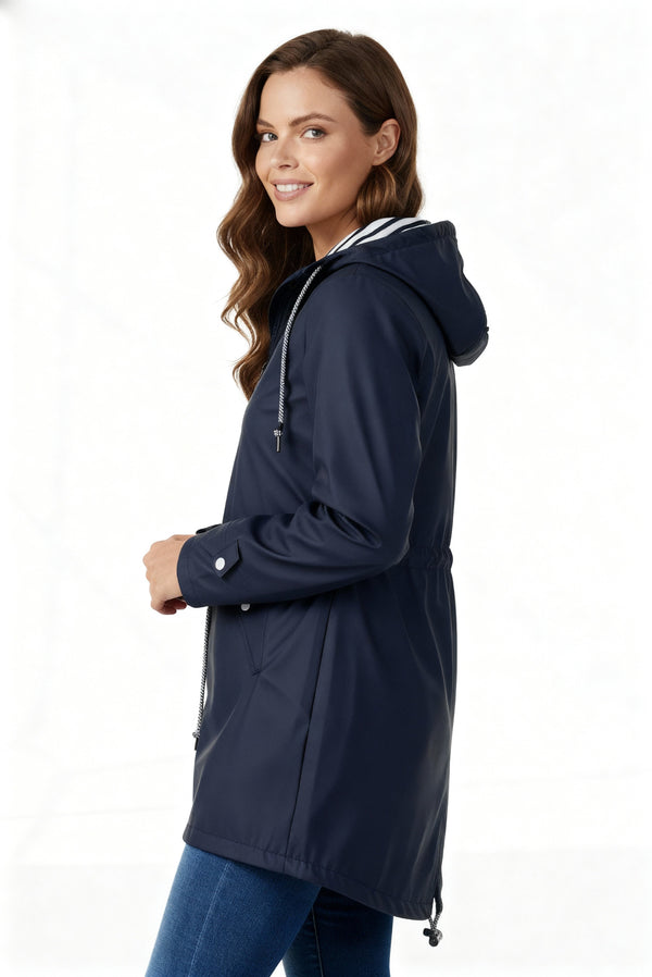 Women's Waterproof Hooded Parka Coat