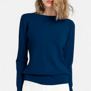 Classic Crew Neck  Long Sleeve Sweater Top
