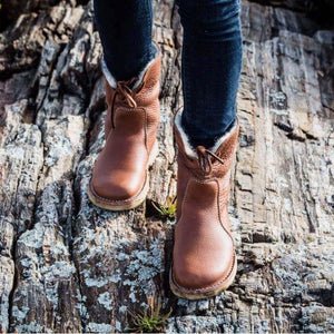 Women's Faux Fur Winter Ankle Boots