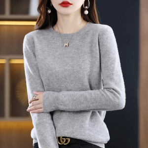 Women's Classic Crew Neck Knit Sweater