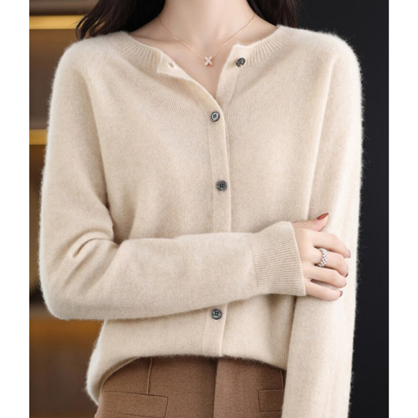 Women’s Button-Up Knit Cardigan Long Sleeve