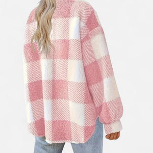 Women’s Plaid Oversized Shacket Button-Up