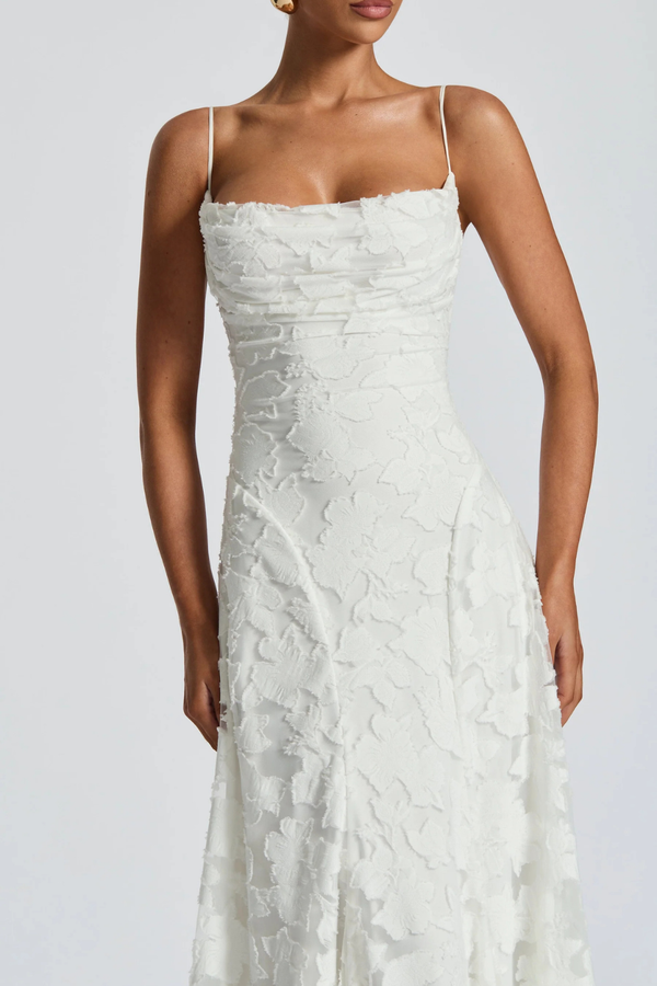 Women’s Floral Lace Mermaid Maxi Dress for Elegant Evening Events