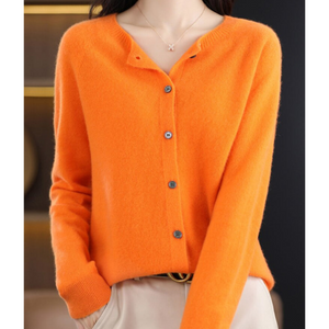 Women’s Button-Up Knit Cardigan Long Sleeve