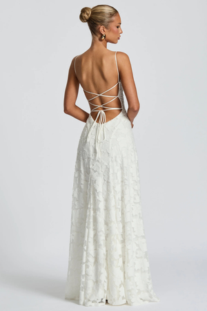 Women’s Floral Lace Mermaid Maxi Dress for Elegant Evening Events