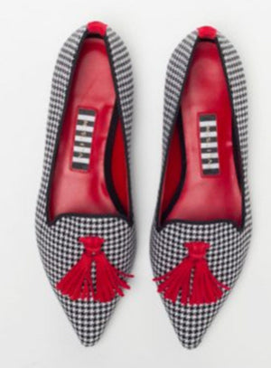 Women’s Pointed Toe Flat Shoes with Decorative Fringe