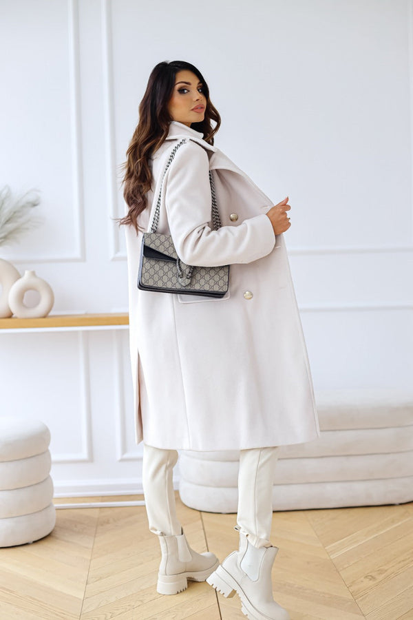 Women's Double-Breasted Long Coat