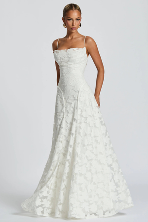 Women’s Floral Lace Mermaid Maxi Dress for Elegant Evening Events