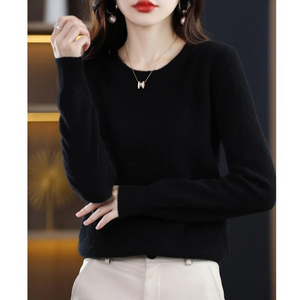 Women's Classic Crew Neck Knit Sweater