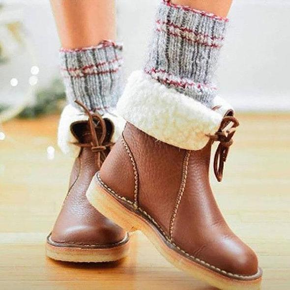 Women's Faux Fur Winter Ankle Boots