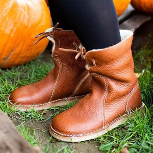 Women's Faux Fur Winter Ankle Boots