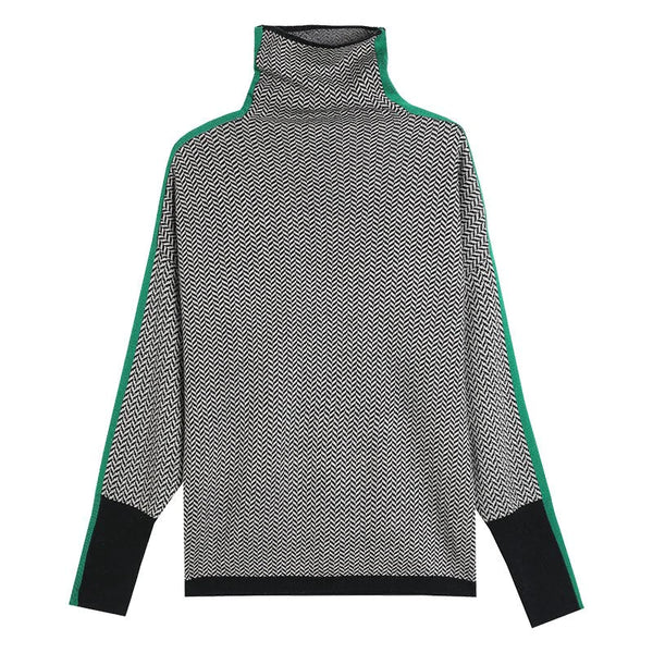Women's Turtleneck Sweater with Timeless Elegant Fit