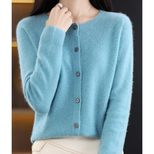 Women's Classic Soft-Knit Button Cardigan