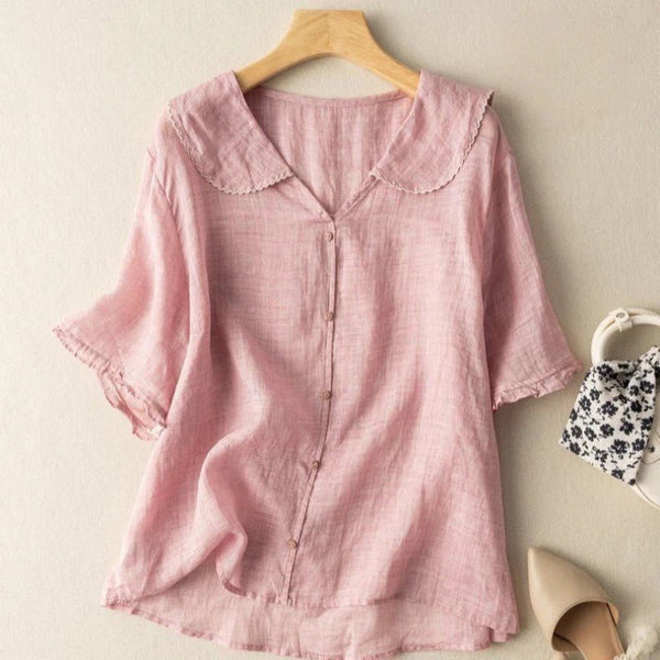 Relaxed Fit Summer Blouse Women