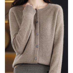 Women’s Button-Up Knit Cardigan Long Sleeve