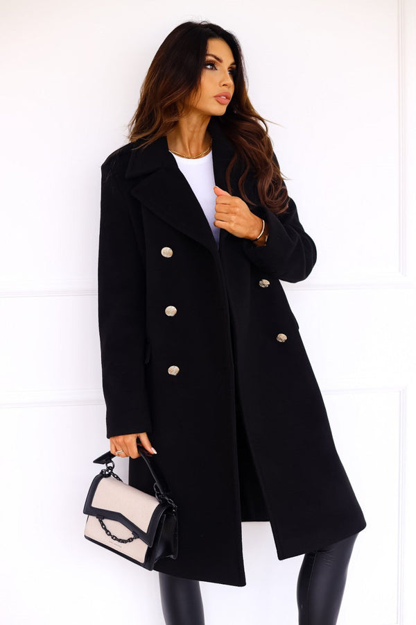 Women's Double-Breasted Long Coat
