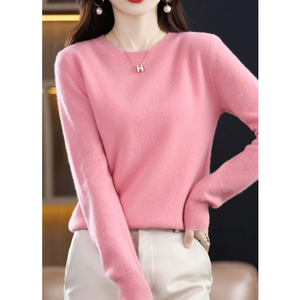 Women's Classic Crew Neck Knit Sweater