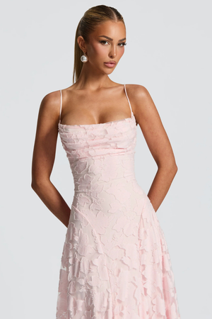 Women’s Floral Lace Mermaid Maxi Dress for Elegant Evening Events