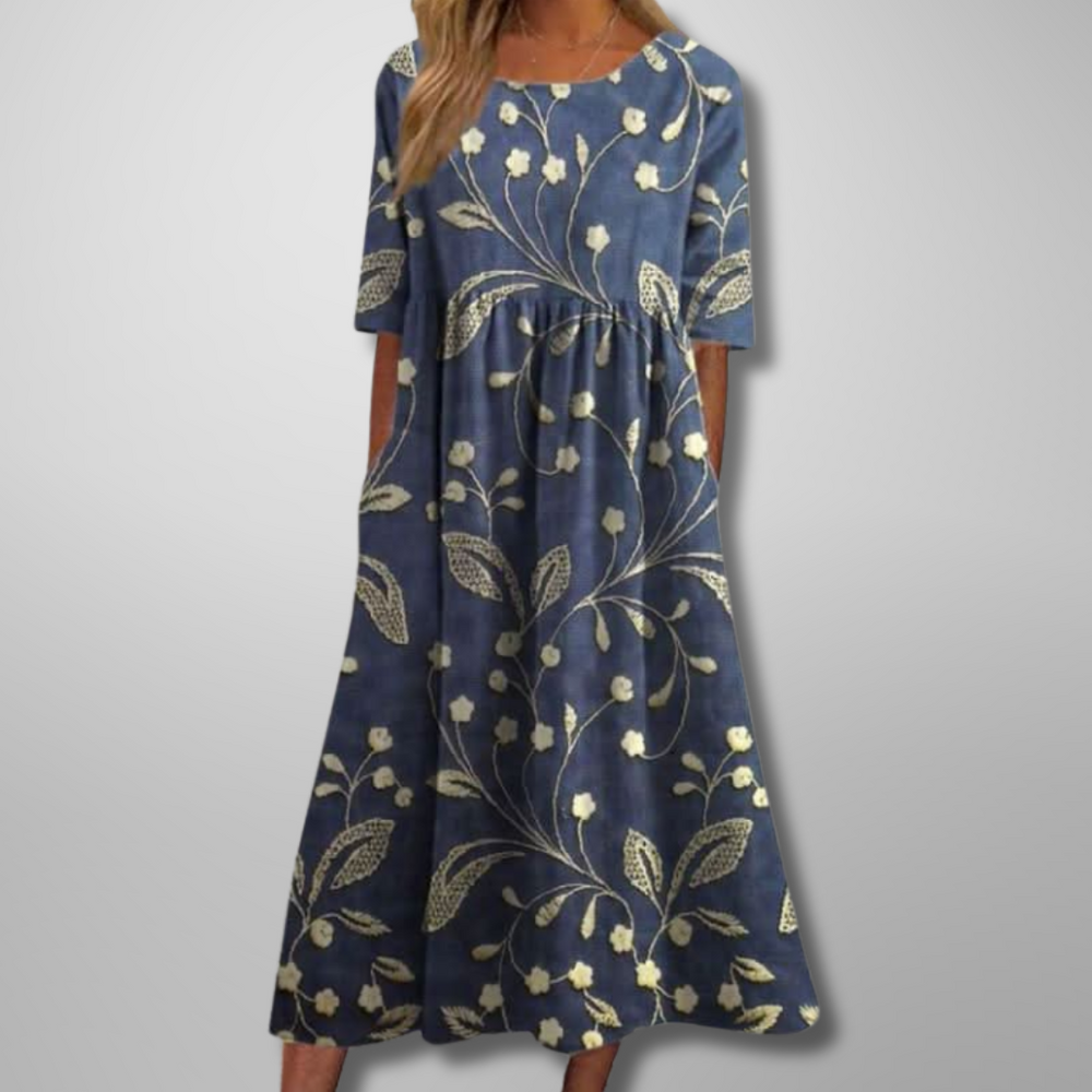 Women's Botanical Breeze Midi Dress