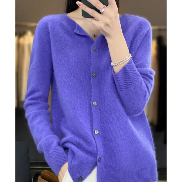 Women's Classic Soft-Knit Button Cardigan