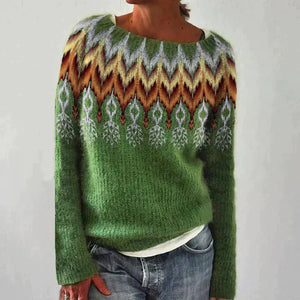 Cozy Fair Isle Women's Pullover Sweater