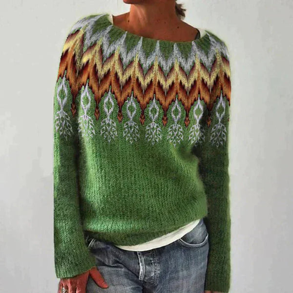 Cozy Fair Isle Women's Pullover Sweater