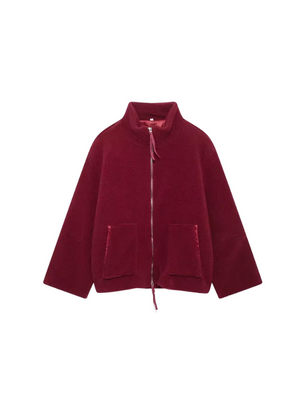 Cozy Teddy Oversized Warm Fleece Jacket for Women