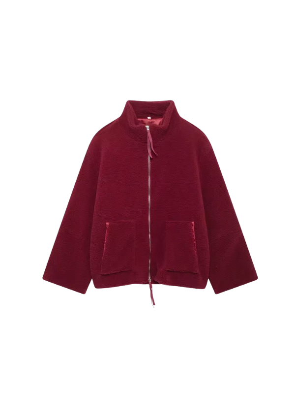 Cozy Teddy Oversized Warm Fleece Jacket for Women