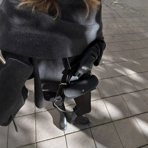 Elegant Oversized Knit Poncho Sweater for Women