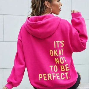 Women's Relaxed Hoodie with Long Sleeves and Casual Fit