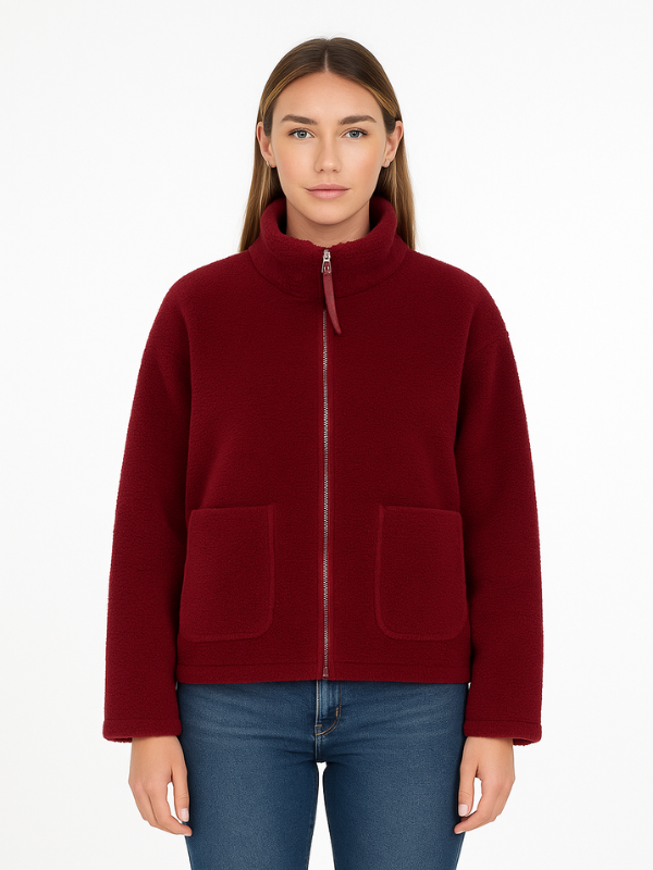 Cozy Teddy Oversized Warm Fleece Jacket for Women