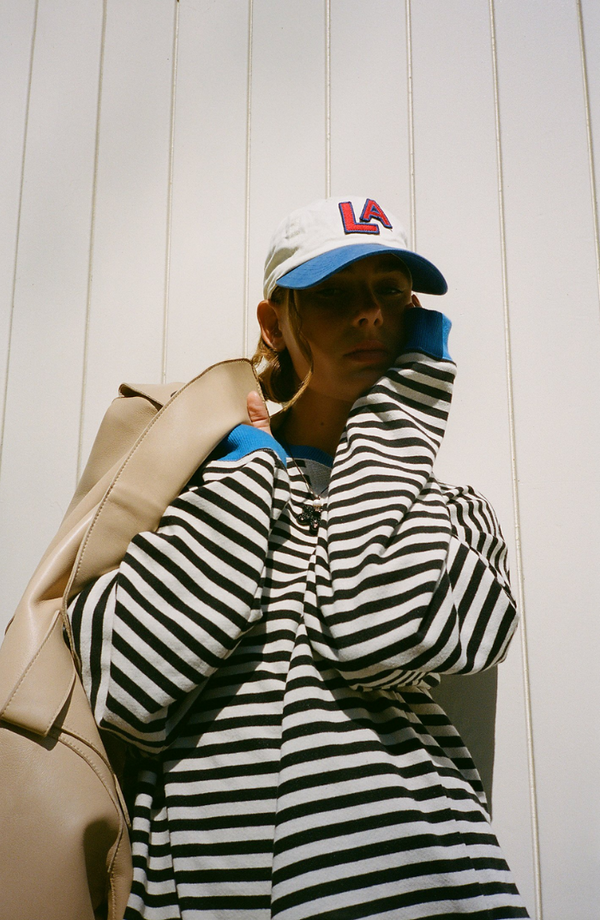 Women's Striped Oversized Sweater