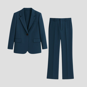 Women's Tailored Suit Set with Blazer