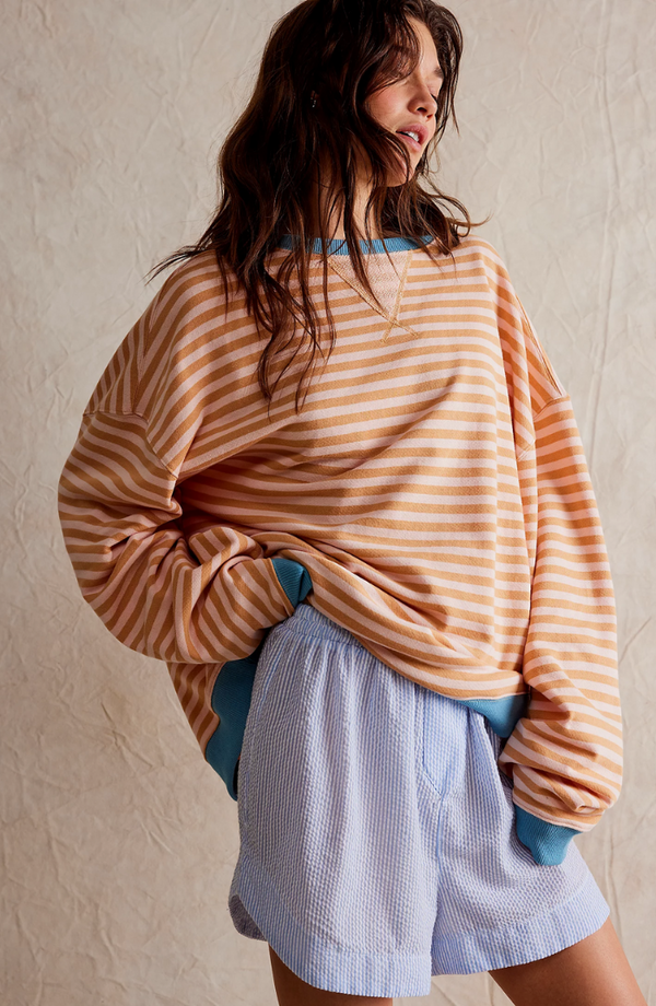 Women's Striped Oversized Sweater