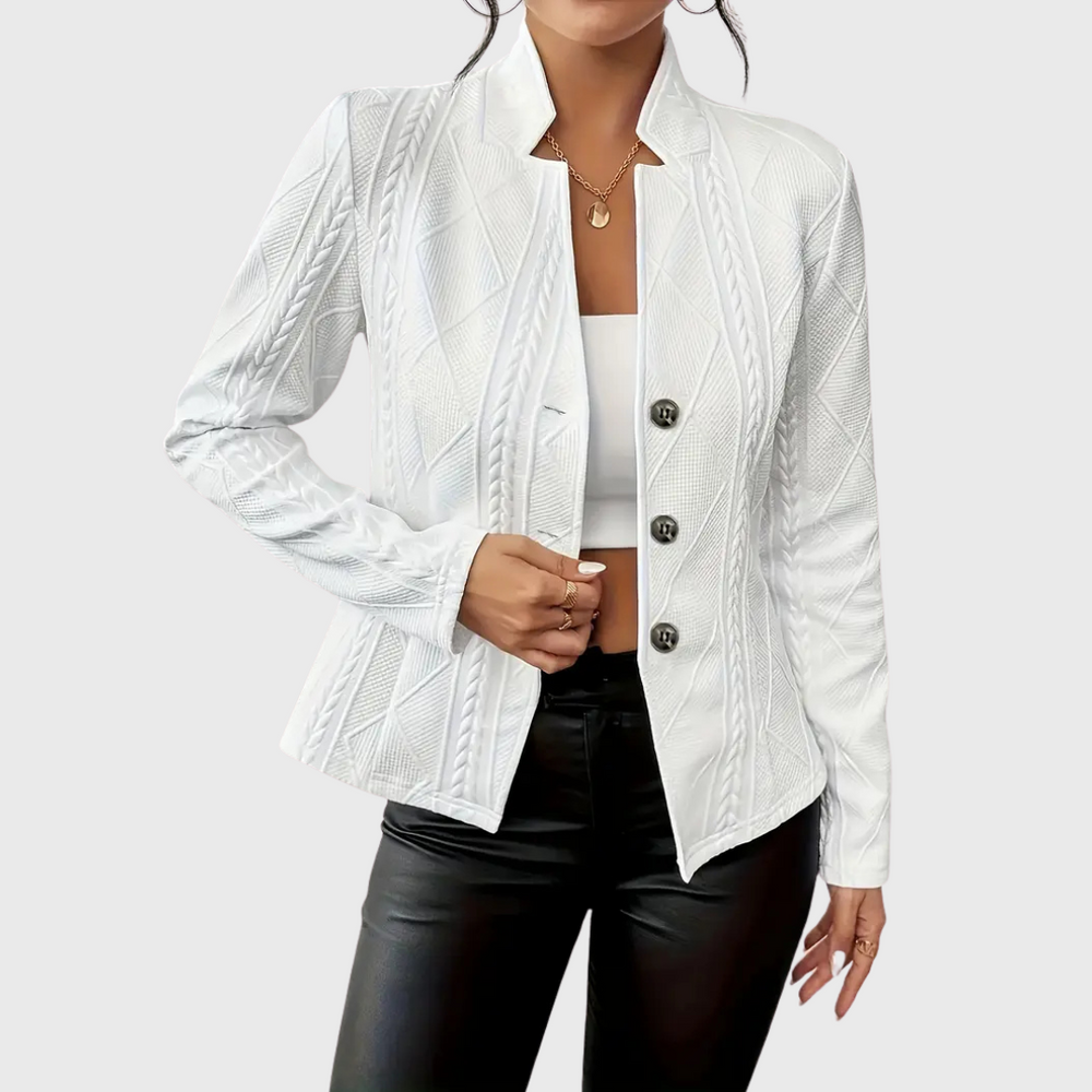 Women's Tailored Blazer with Refined Details