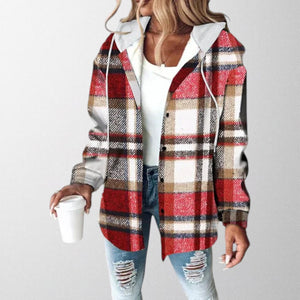 Women's Warm Hooded Jacket with Relaxed Fit
