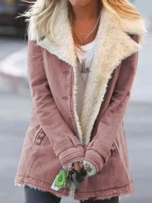 Women's Hooded Sherpa-Lined Winter Jacket