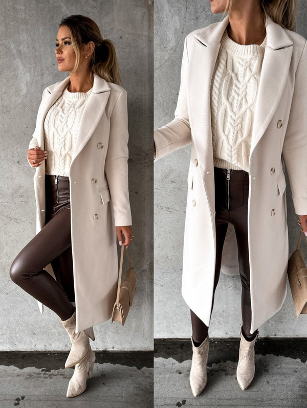 Women's Double-Breasted Winter Jacket
