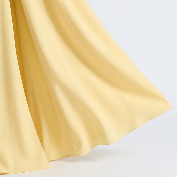 Vestido maxi de noche para mujer, sin tirantes y con abertura alta