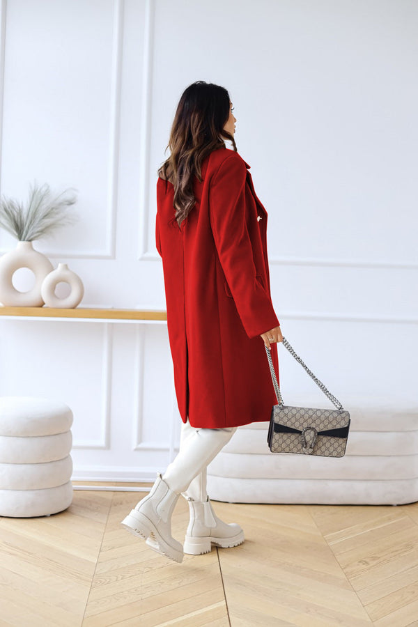 Women's Double-Breasted Long Coat