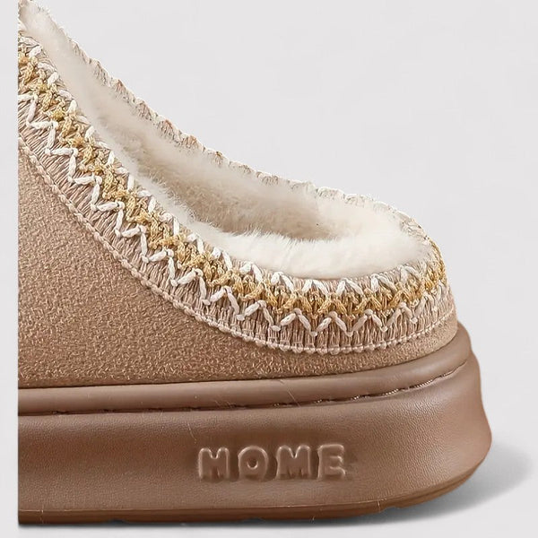 Women’s Plush-Lined Slip-On House Slippers