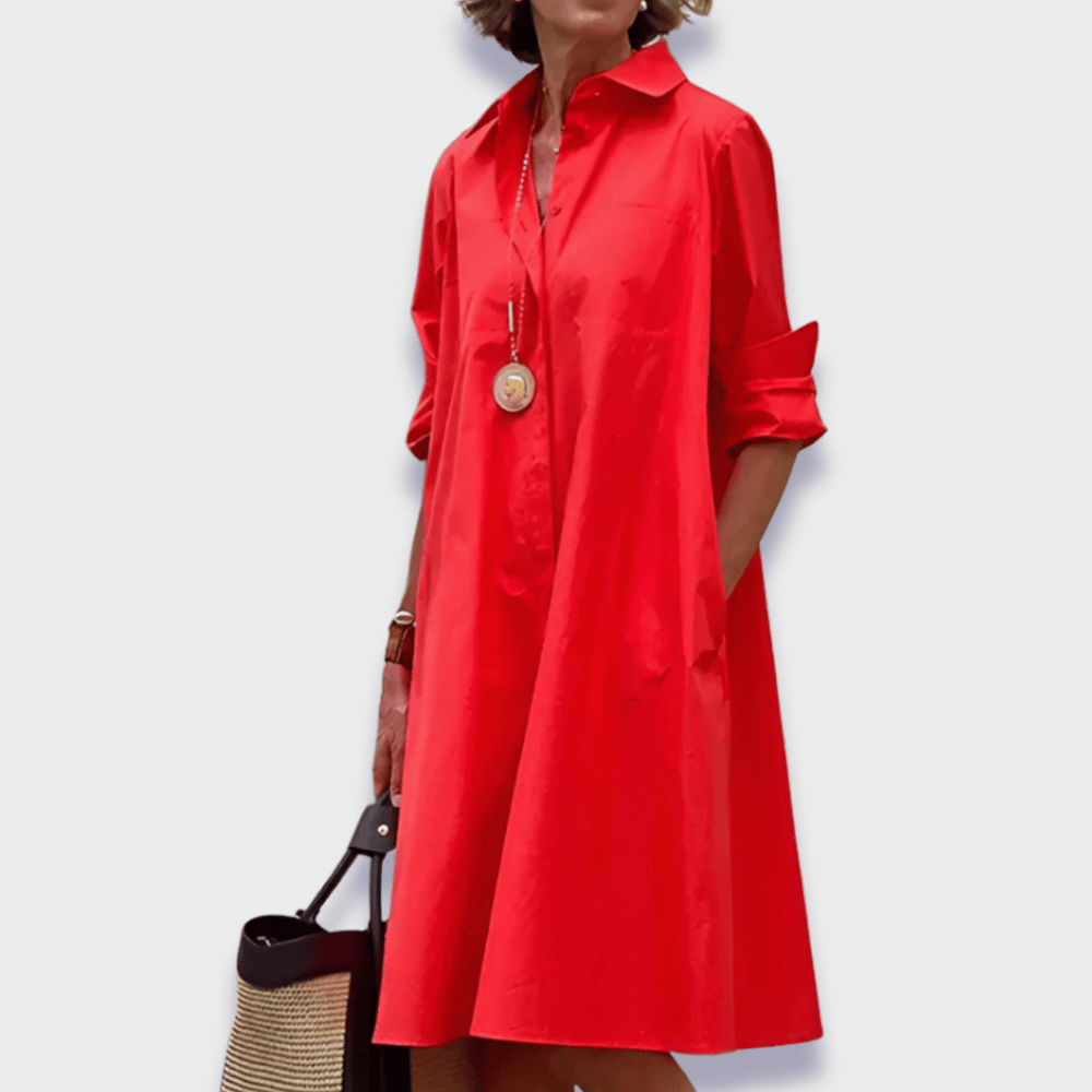 Women’s Oversized Long Sleeve Loose Mini Dress