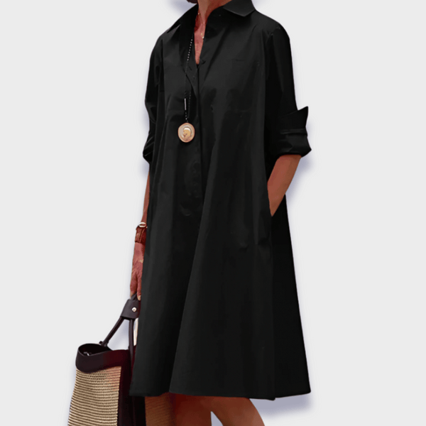 Women’s Oversized Long Sleeve Loose Mini Dress