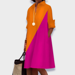 Women’s Oversized Long Sleeve Loose Mini Dress