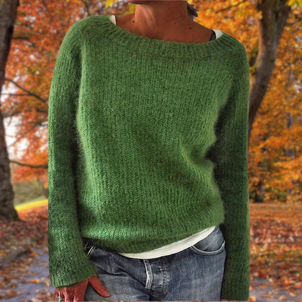 Women’s Loose Knit Sweater Relaxed Fit Pullover