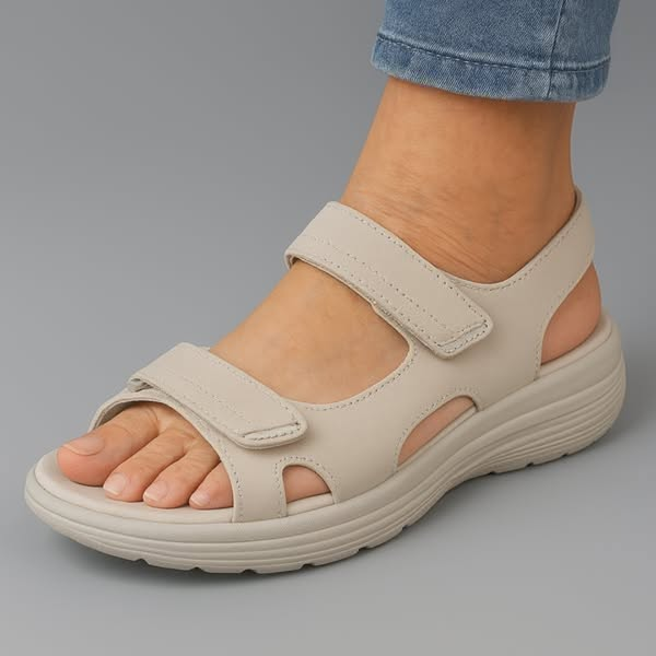 Women’s Adjustable Strap Walking Sandals with Arch Support