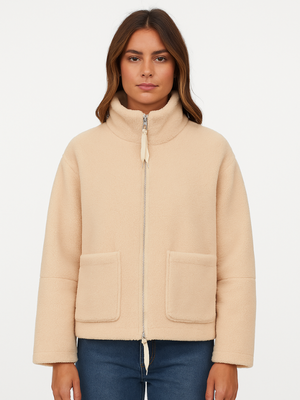 Cozy Teddy Oversized Warm Fleece Jacket for Women