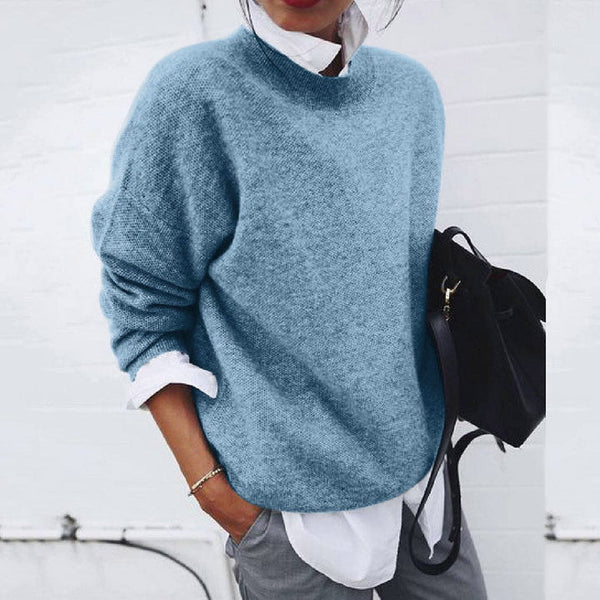 Women's Knit Sweater Round Neck