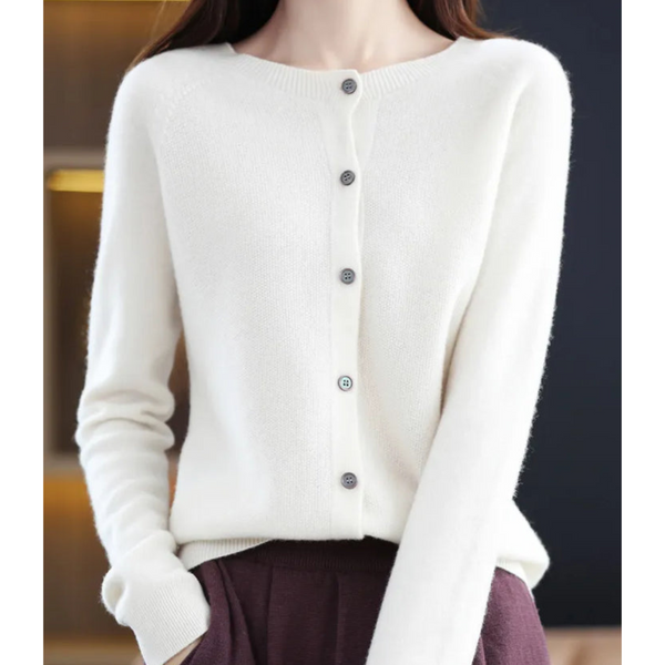 Women’s Button-Up Knit Cardigan Long Sleeve