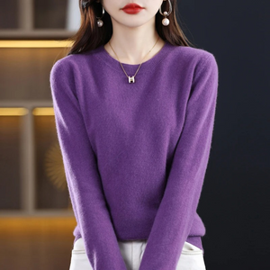 Women's Classic Crew Neck Knit Sweater